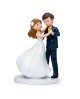 Figura de tarta novios bailando resina romántica con referencia MOP-Y106 y un precio de 21,00 € de la sección figura de tarta...