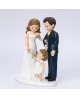 Figura de tarta boda con hija familia resina con referencia MOP-Y110.3 y un precio de 24,50 € de la sección figura de tarta d...