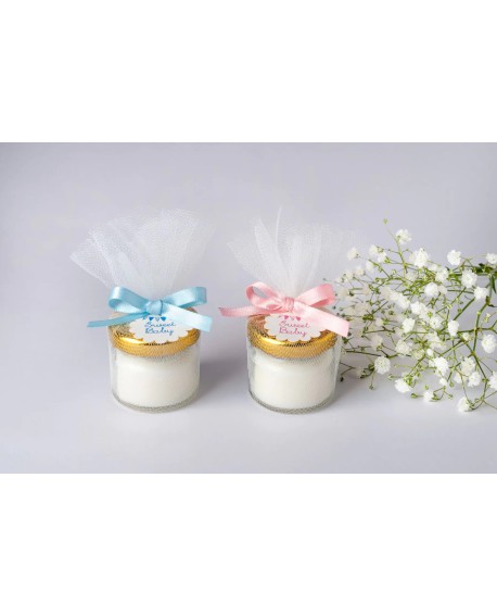Vela jazmín bautizo detalle invitados Sweet Baby con referencia MOP-HA5 y un precio de 2,75 € de la sección detalles para bau...