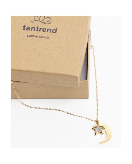 Collar dorado luna y estrella Tantrend Little Things con referencia TAN-06290005 y un precio de 18,50 € de la sección bisuter...