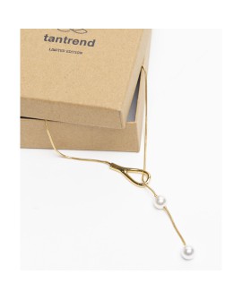 Collar dorado en Y con perlas Tantrend Little Things con referencia TAN-06290014 y un precio de 20,30 € de la sección bisuter...