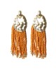 Pendientes largos naranja con flecos Tantrend con referencia TAN-04410886/1 y un precio de 13,70 € de la sección bisutería mujer