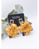 Pendientes Touché flor tela y metal dorado con referencia TOU- flor tela y un precio de 20,25 € de la sección bisutería mujer
