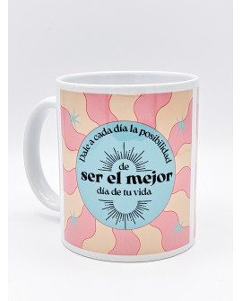 Taza con frase Dale a cada día la posibilidad con referencia PAR- taza posibilidad y un precio de 7,50 € de la sección REGALO...