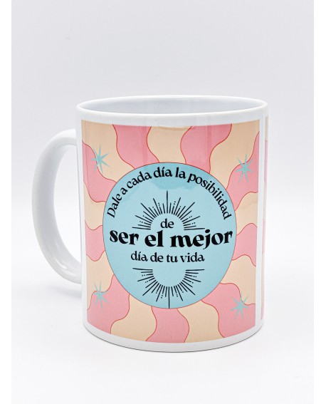 Taza con frase Dale a cada día la posibilidad con referencia PAR- taza posibilidad y un precio de 7,50 € de la sección REGALO...