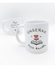 Taza mate para profe “Enseñar deja huella”