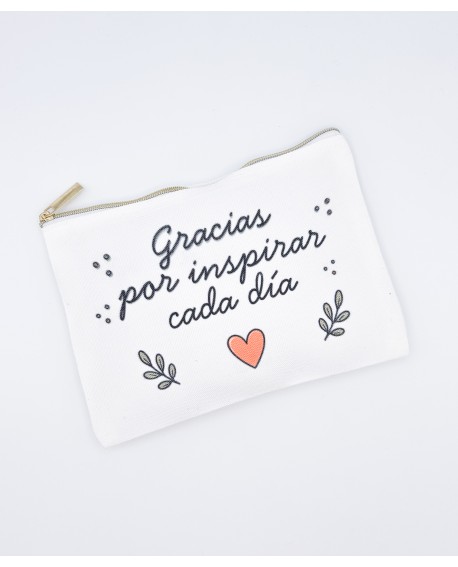 Neceser o portatodo para profe “Gracias por inspirar cada día”