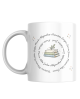 Taza mate para profe “Enseñar deja huella”