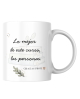 Taza mate para profe “Enseñar deja huella”