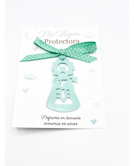 Virgen de los Desamparados para carrito y cuna de bebé
