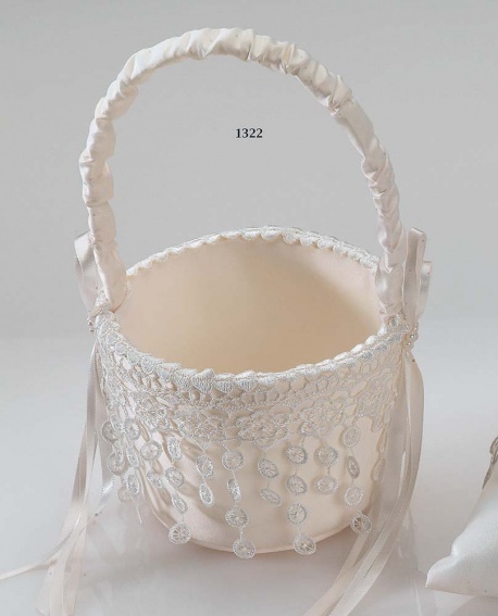 Cesta con círculos para arras y pétalos con referencia DOP-1322 y un precio de 15,18 € de la sección Detalles para bodas